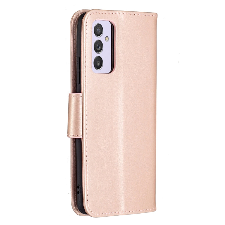 For Samsung Galaxy A82 5G Embossing Two Butterflies Pattern Horizontal Flip PU Leather Case with Holder & Card Slot & Wallet & Lanyard
