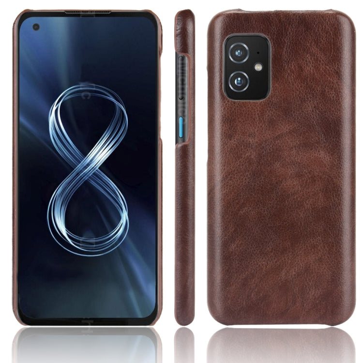 For Asus Zenfone 8 / ZS590KS Shockproof Litchi Texture PC + PU Case