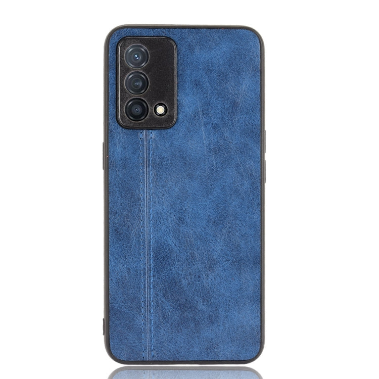 For OPPO K9 Shockproof Sewing Cow Pattern Skin PC + PU + TPU Case