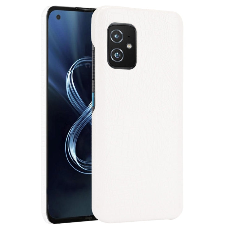 For Asus Zenfone 8 ZS590KS Shockproof Crocodile Texture PC + PU Case