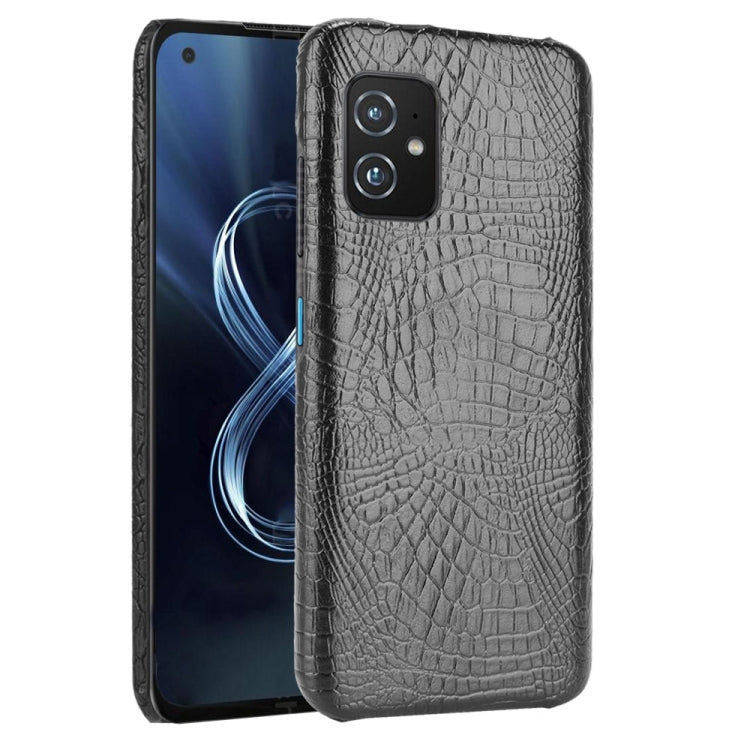 For Asus Zenfone 8 ZS590KS Shockproof Crocodile Texture PC + PU Case