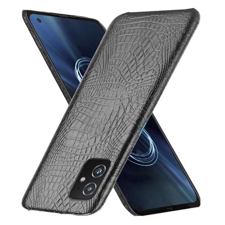 For Asus Zenfone 8 ZS590KS Shockproof Crocodile Texture PC + PU Case