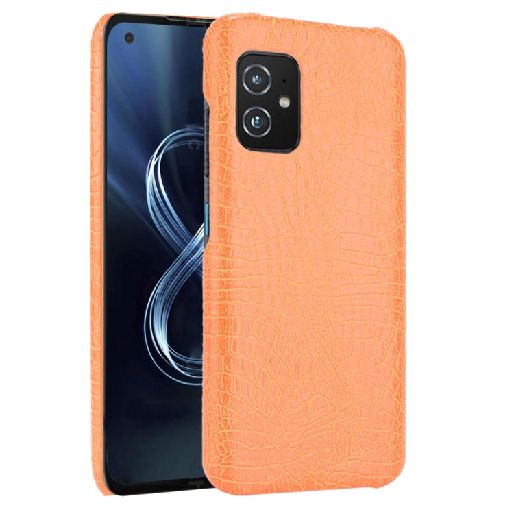 For Asus Zenfone 8 ZS590KS Shockproof Crocodile Texture PC + PU Case