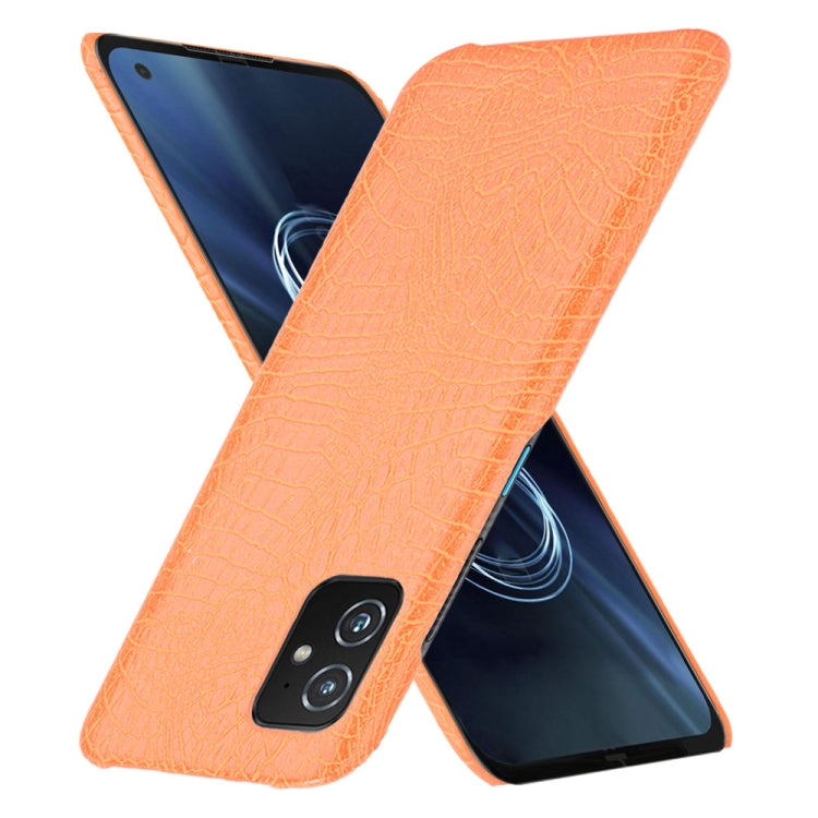For Asus Zenfone 8 ZS590KS Shockproof Crocodile Texture PC + PU Case
