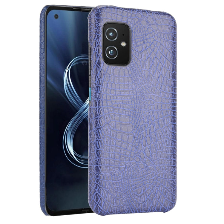 For Asus Zenfone 8 ZS590KS Shockproof Crocodile Texture PC + PU Case