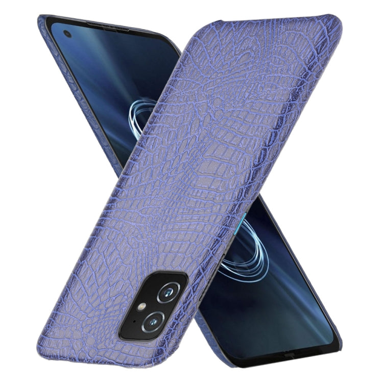 For Asus Zenfone 8 ZS590KS Shockproof Crocodile Texture PC + PU Case