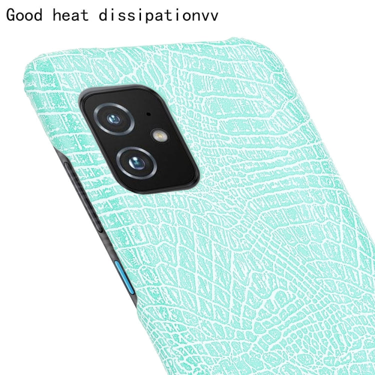 For Asus Zenfone 8 ZS590KS Shockproof Crocodile Texture PC + PU Case