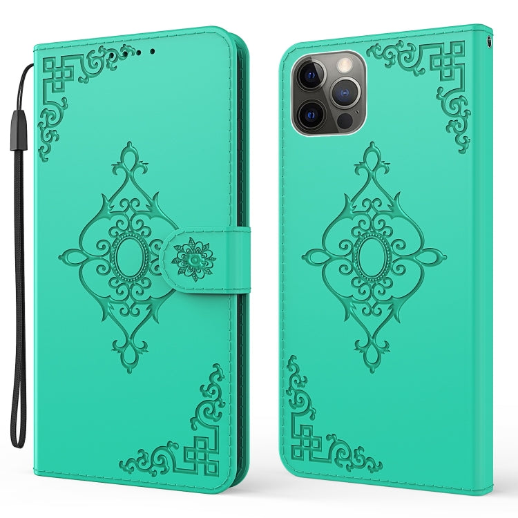 Embossed Fortune Flower Pattern Horizontal Flip Leather Case with Holder & Card Slot & Wallet & Lanyard For iPhone 11 Pro