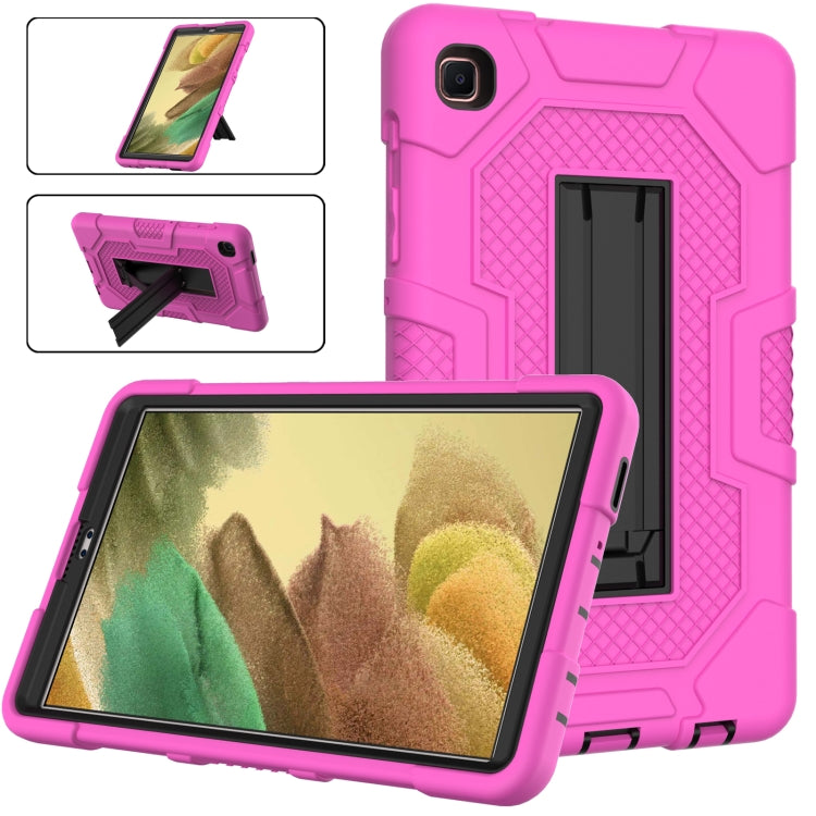 For Samsung Galaxy Tab A7 Lite T220 / T225 Contrast Color Robot Shockproof Silicone + PC Protective Case with Holder