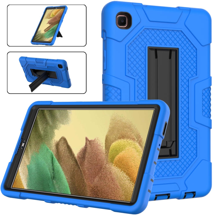 For Samsung Galaxy Tab A7 Lite T220 / T225 Contrast Color Robot Shockproof Silicone + PC Protective Case with Holder