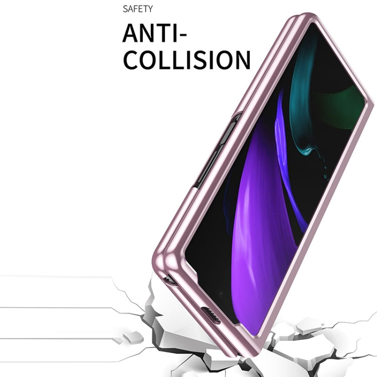 For Huawei Mate X2 Ultra-thin Electroplated Transparent Folding Case