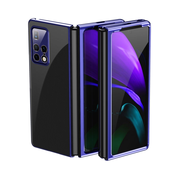 For Huawei Mate X2 Ultra-thin Electroplated Transparent Folding Case