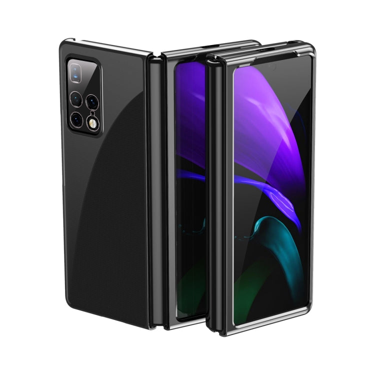 For Huawei Mate X2 Ultra-thin Electroplated Transparent Folding Case