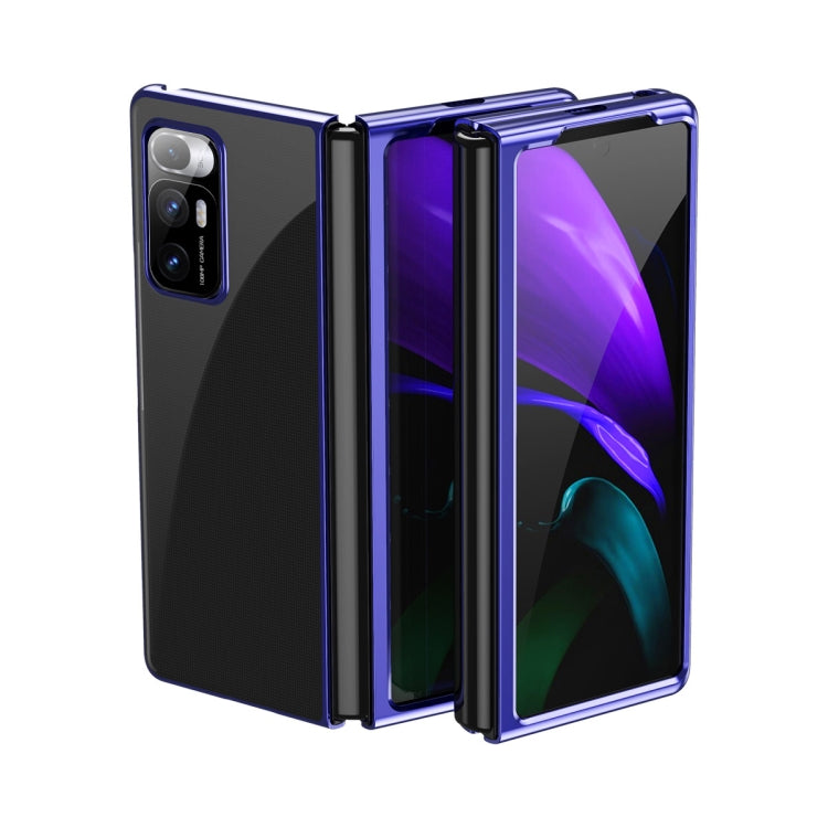 For Xiaomi Mi Mix Fold Ultra-thin Electroplated Transparent Folding Case