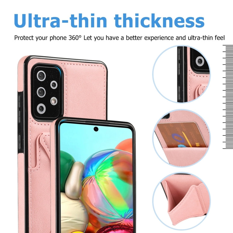 For Samsung Galaxy A72 5G / 4G Ultra-thin Shockproof Protective Case with Holder