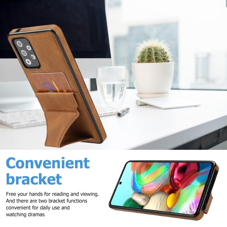 For Samsung Galaxy A72 5G / 4G Ultra-thin Shockproof Protective Case with Holder