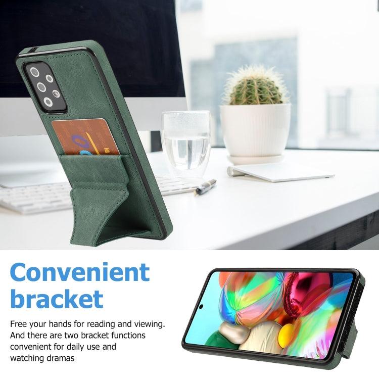 For Samsung Galaxy A72 5G / 4G Ultra-thin Shockproof Protective Case with Holder