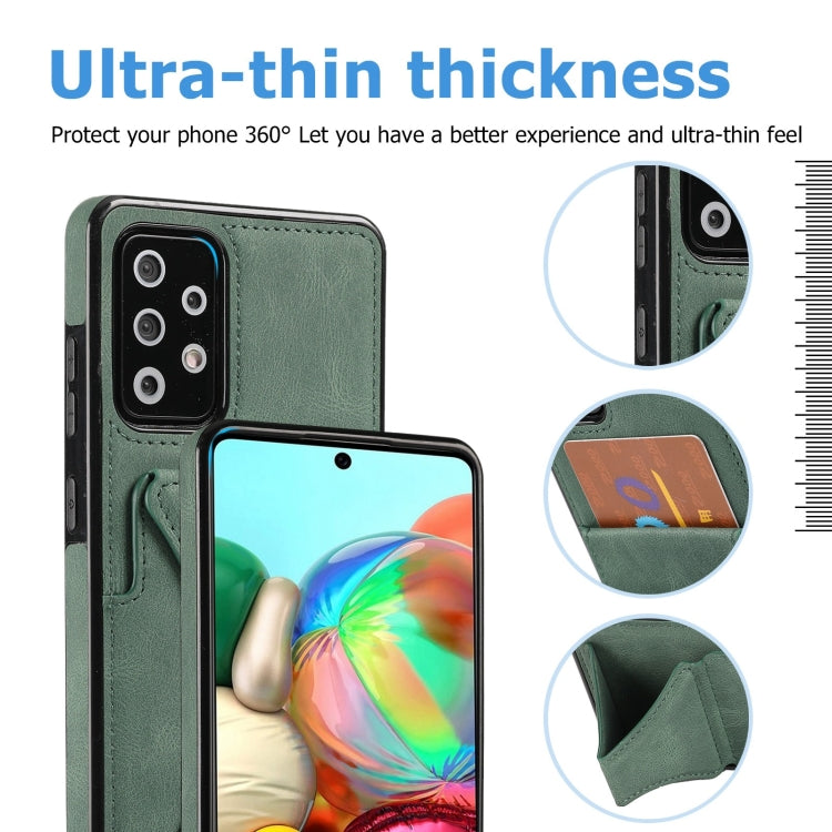 For Samsung Galaxy A72 5G / 4G Ultra-thin Shockproof Protective Case with Holder