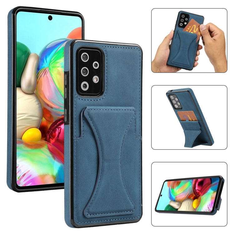For Samsung Galaxy A72 5G / 4G Ultra-thin Shockproof Protective Case with Holder