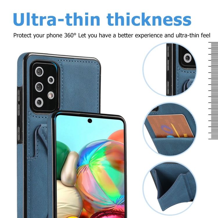 For Samsung Galaxy A72 5G / 4G Ultra-thin Shockproof Protective Case with Holder