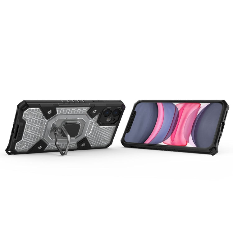 For iPhone 11 Space PC+TPU Ring Holder Protective Case