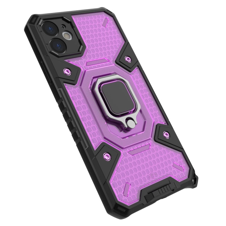 For iPhone 11 Space PC+TPU Ring Holder Protective Case