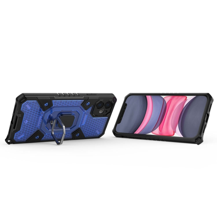 For iPhone 11 Space PC+TPU Ring Holder Protective Case