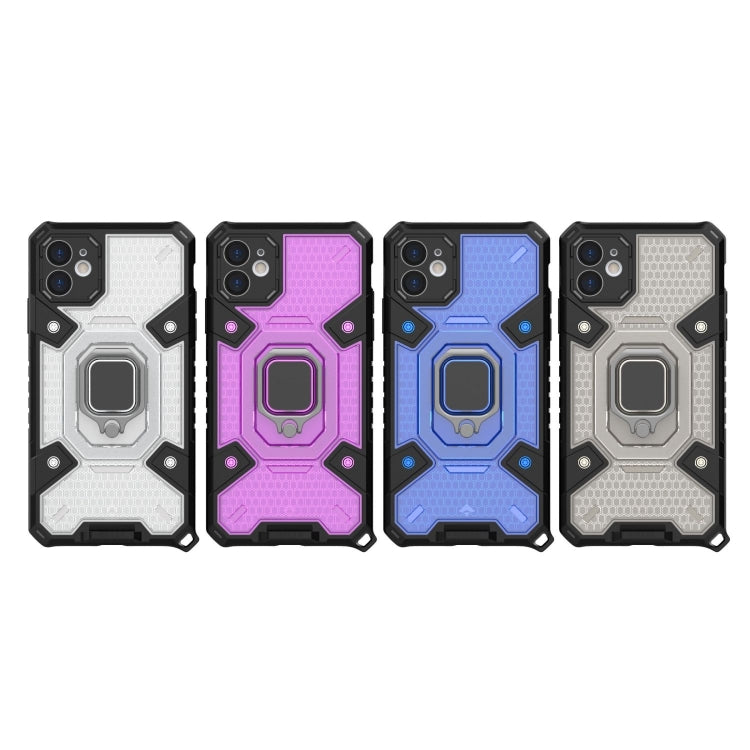 For iPhone 11 Space PC+TPU Ring Holder Protective Case