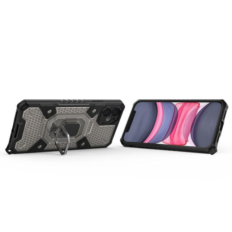 For iPhone 11 Space PC+TPU Ring Holder Protective Case