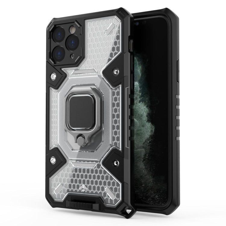 For iPhone 11 Pro Space PC+TPU Ring Holder Protective Case