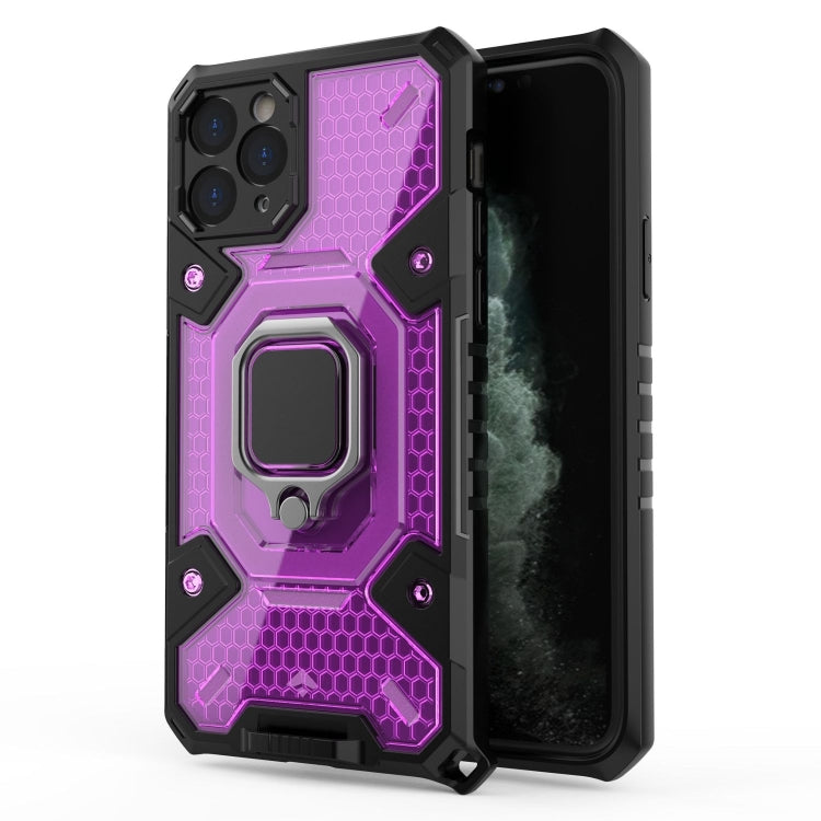 For iPhone 11 Pro Space PC+TPU Ring Holder Protective Case