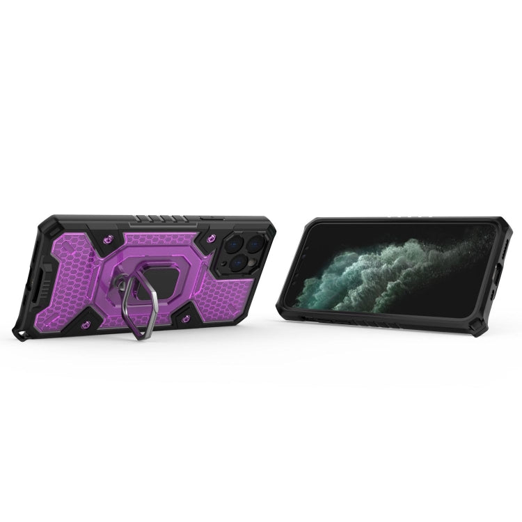 For iPhone 11 Pro Space PC+TPU Ring Holder Protective Case