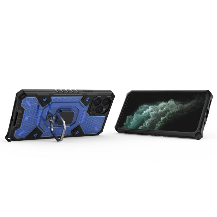 For iPhone 11 Pro Space PC+TPU Ring Holder Protective Case