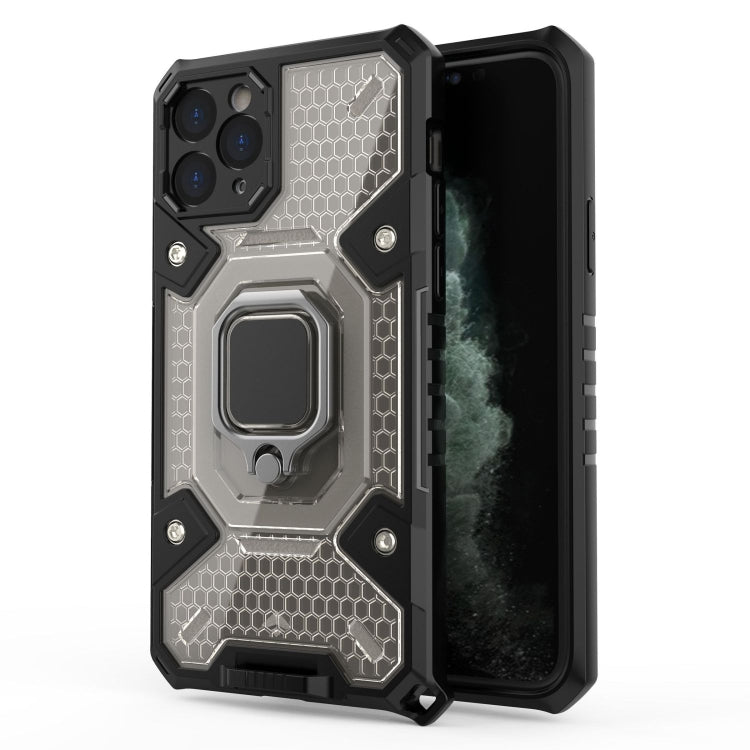For iPhone 11 Pro Space PC+TPU Ring Holder Protective Case