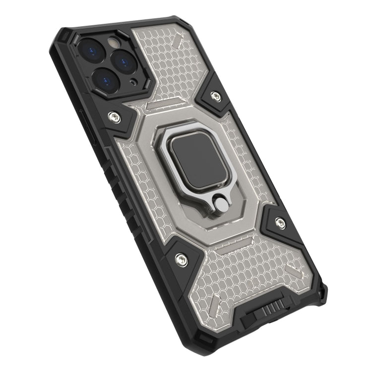 For iPhone 11 Pro Space PC+TPU Ring Holder Protective Case
