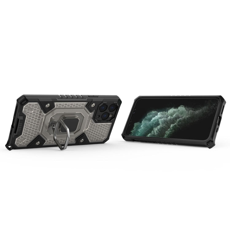 For iPhone 11 Pro Space PC+TPU Ring Holder Protective Case