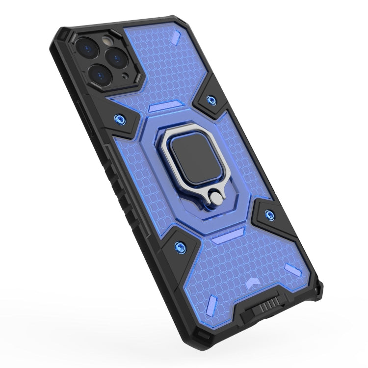 For iPhone 11 Pro Max Space PC+TPU Ring Holder Protective Case
