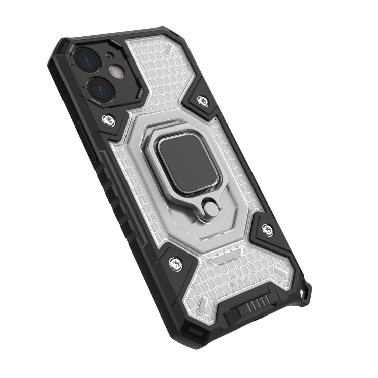For iPhone 12 mini Space PC+TPU Ring Holder Protective Case