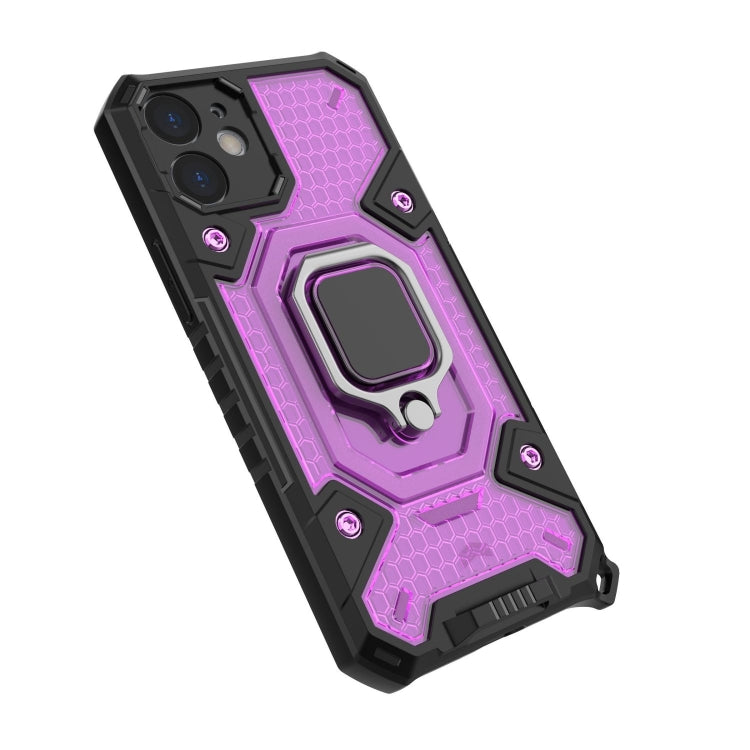 For iPhone 12 mini Space PC+TPU Ring Holder Protective Case