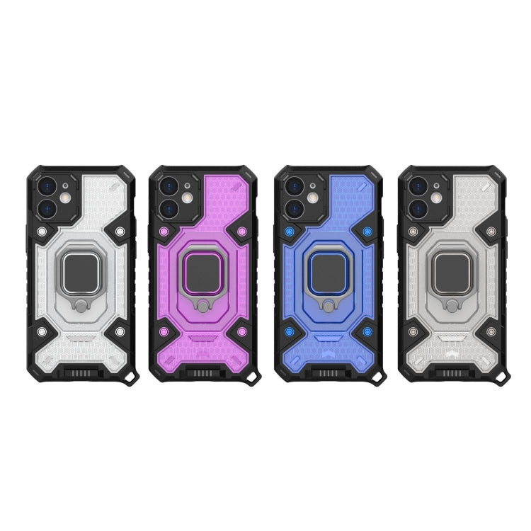 For iPhone 12 mini Space PC+TPU Ring Holder Protective Case