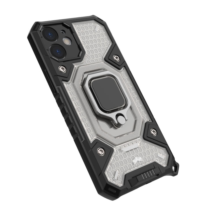 For iPhone 12 mini Space PC+TPU Ring Holder Protective Case