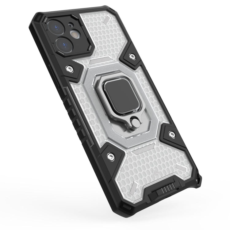 For iPhone 12 Space PC+TPU Ring Holder Protective Case