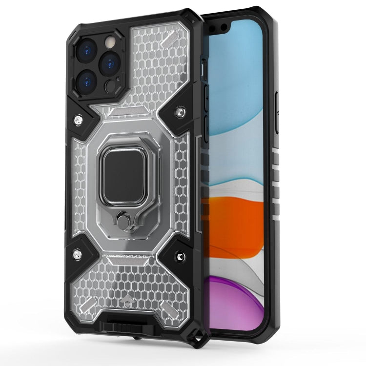 For iPhone 12 Pro Space PC+TPU Ring Holder Protective Case