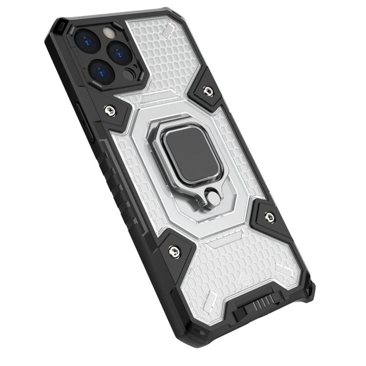 For iPhone 12 Pro Space PC+TPU Ring Holder Protective Case