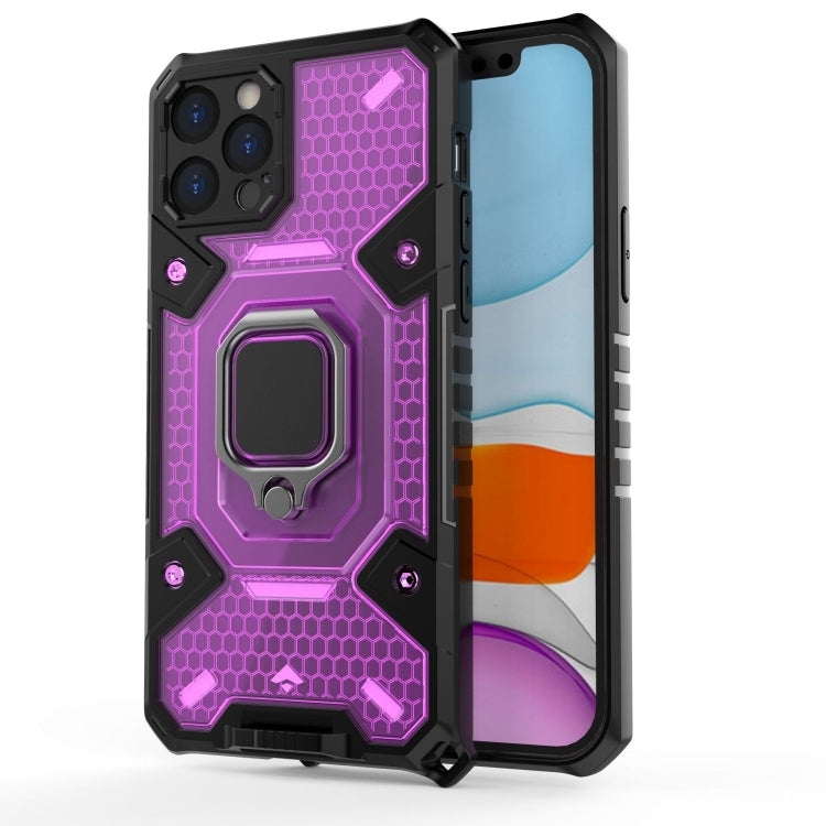 For iPhone 12 Pro Space PC+TPU Ring Holder Protective Case
