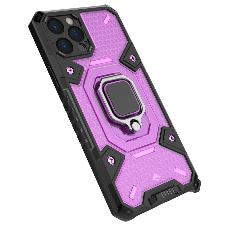 For iPhone 12 Pro Space PC+TPU Ring Holder Protective Case