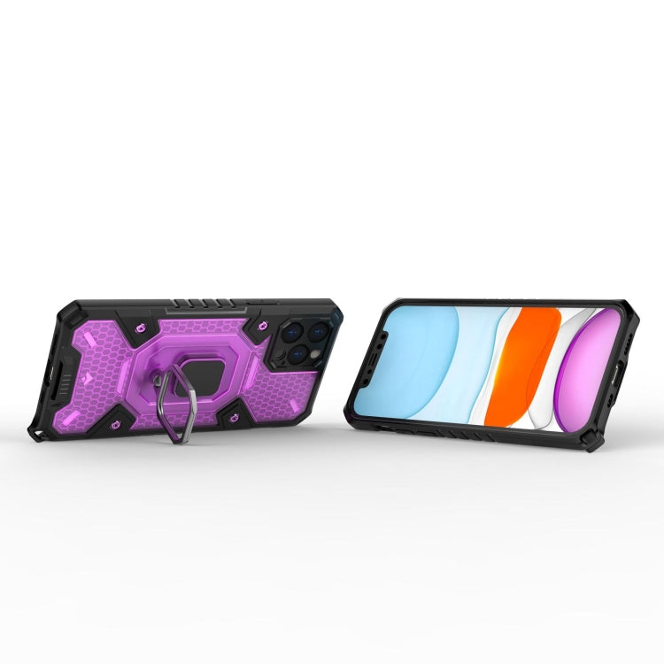 For iPhone 12 Pro Space PC+TPU Ring Holder Protective Case