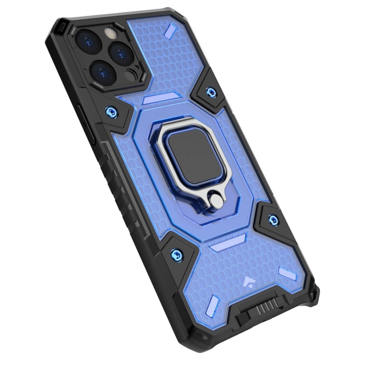 For iPhone 12 Pro Space PC+TPU Ring Holder Protective Case