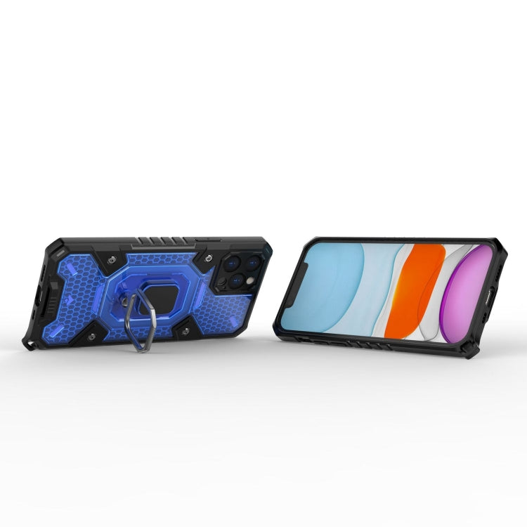 For iPhone 12 Pro Space PC+TPU Ring Holder Protective Case