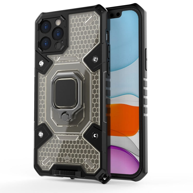 For iPhone 12 Pro Space PC+TPU Ring Holder Protective Case